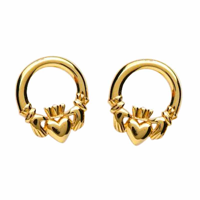 Claddagh Mo Chroí Stud Earring